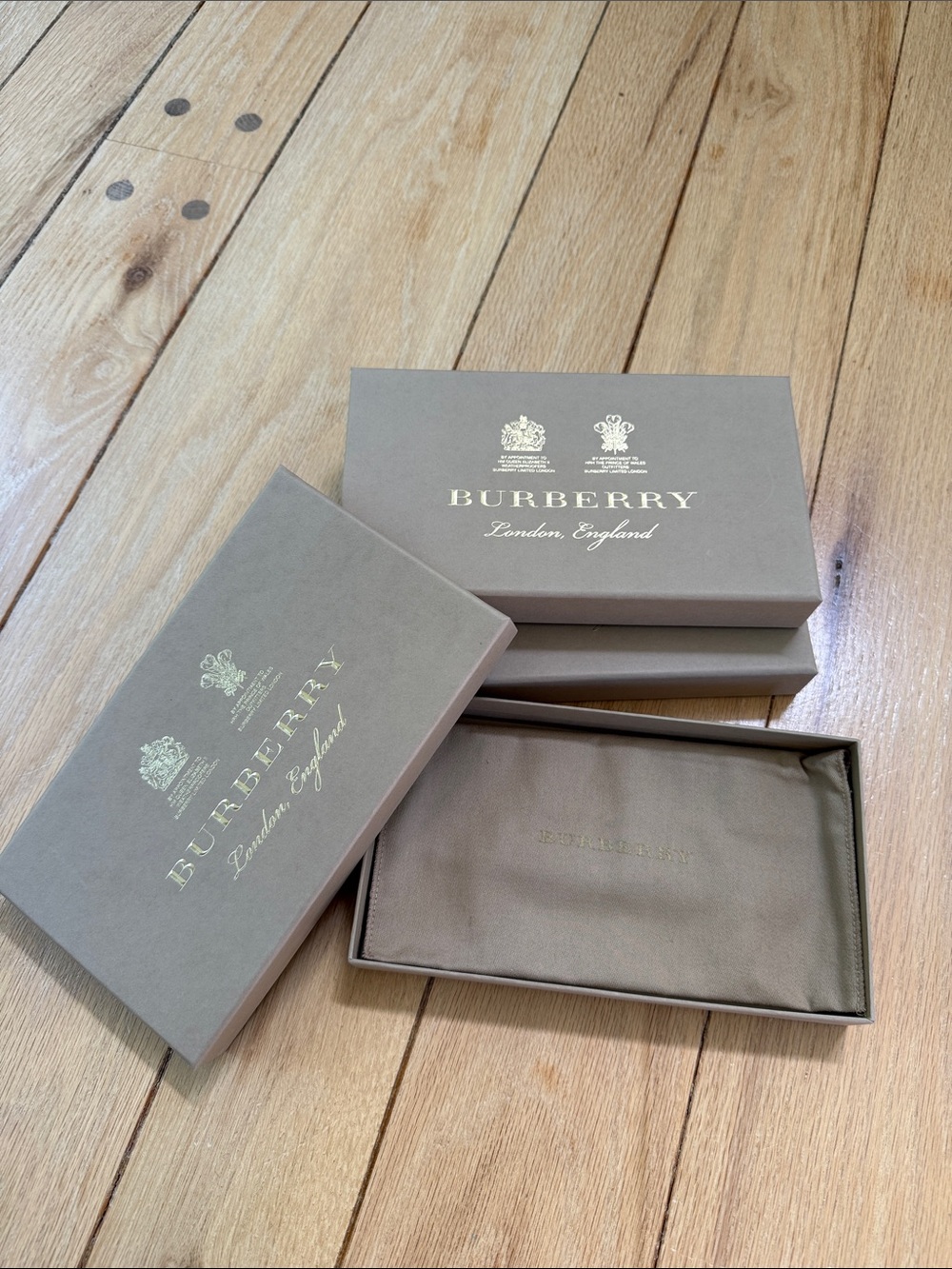 Burberry Accessories Box 9.25”x5.25”x1.25”
